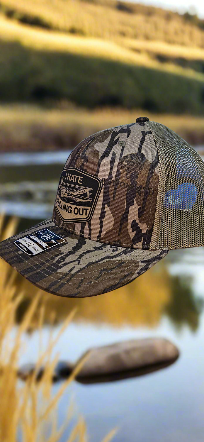 Bottomland Trucker hat with design