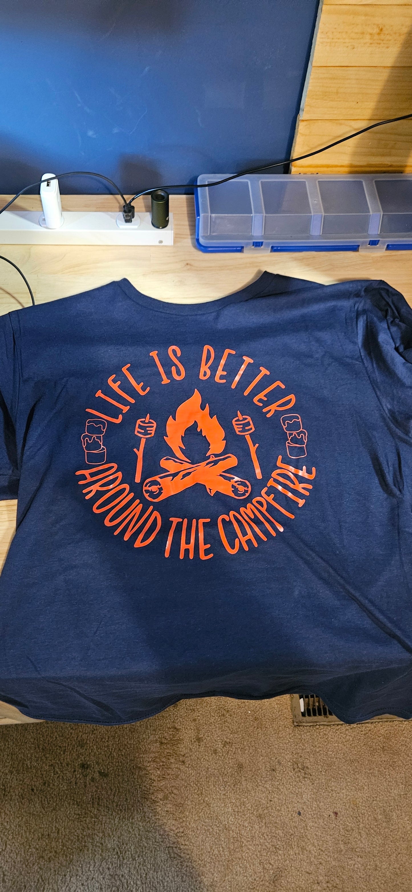 Life is better around a campfire tshirt