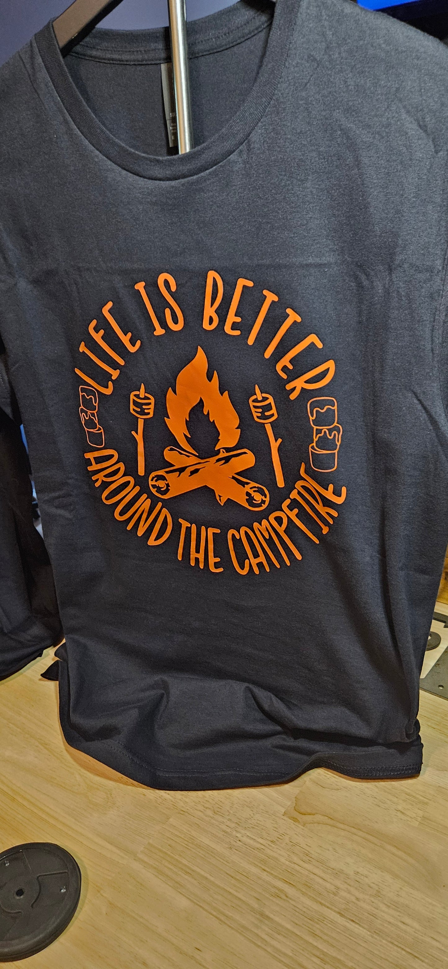 Life is better around a campfire tshirt