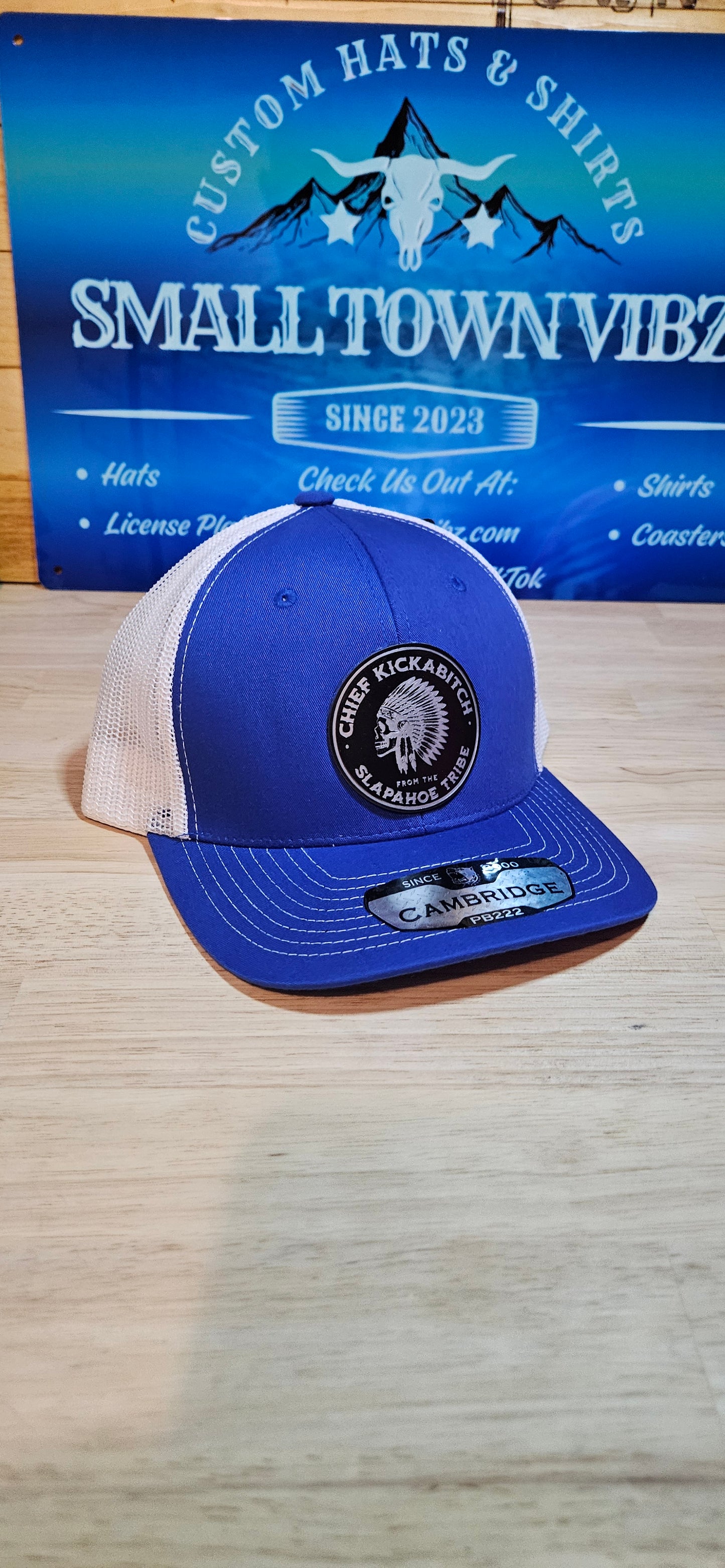 Custom Trucker Hat/ Chief Kickabitch