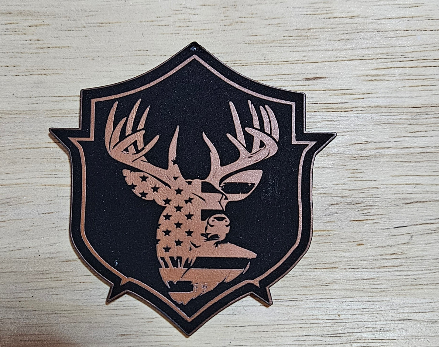 Black/ Burnt orange trucker hat