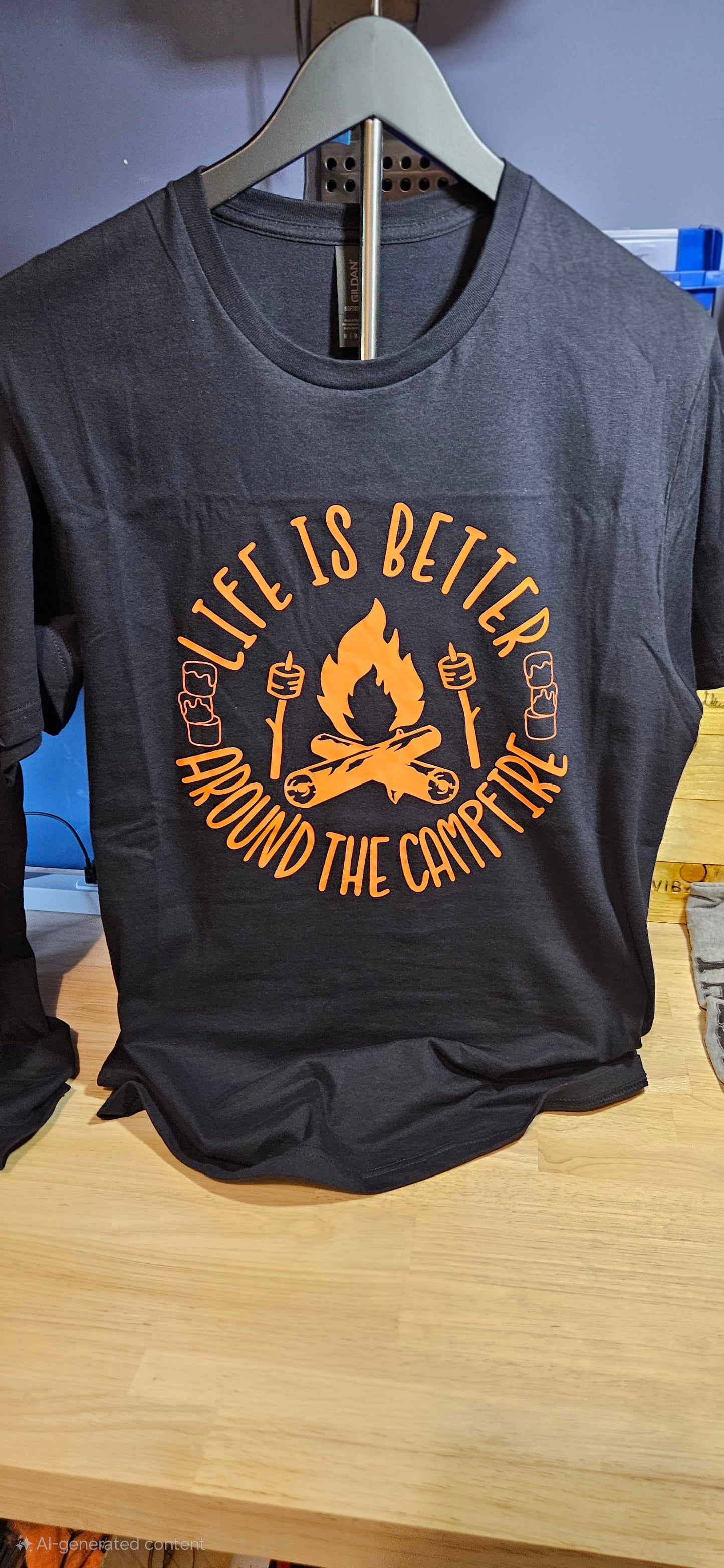 Life is better around a campfire tshirt