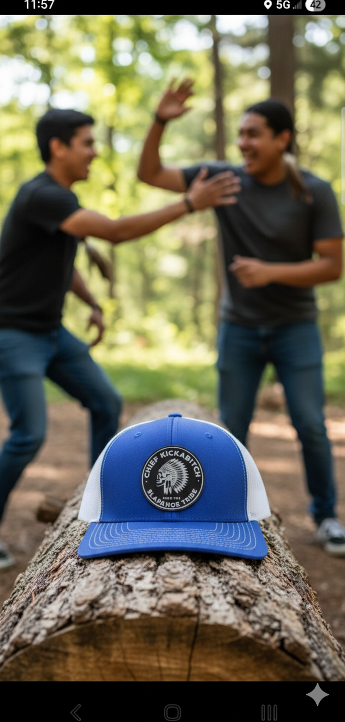 Custom Trucker Hat/ Chief Kickabitch
