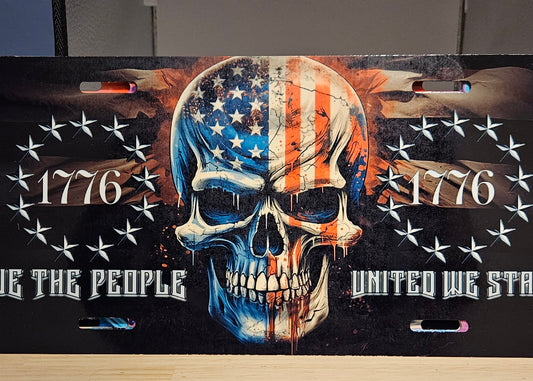 We the people license plate