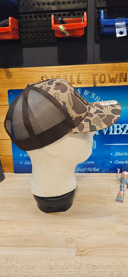Vintage Camo Trucker Hat