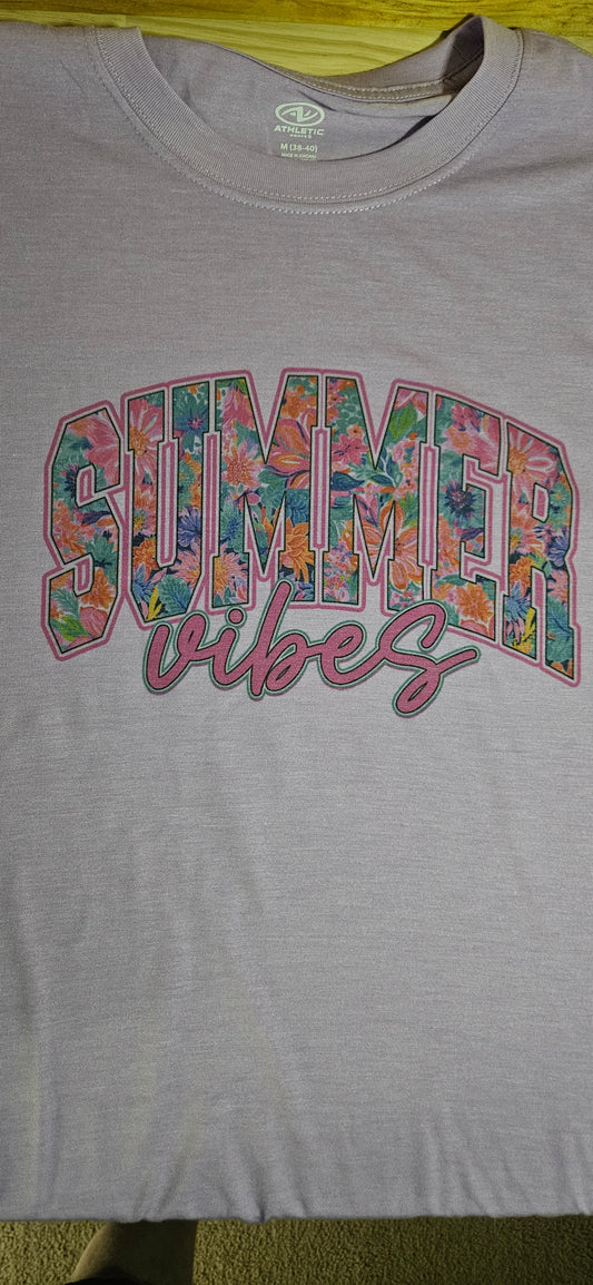 Summer vibes sublimation T-shirt