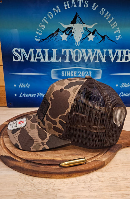 Vintage Camo Trucker Hat