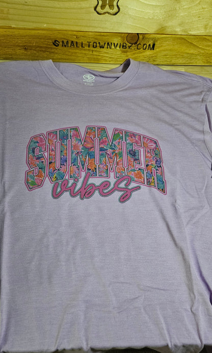 Summer vibes sublimation T-shirt