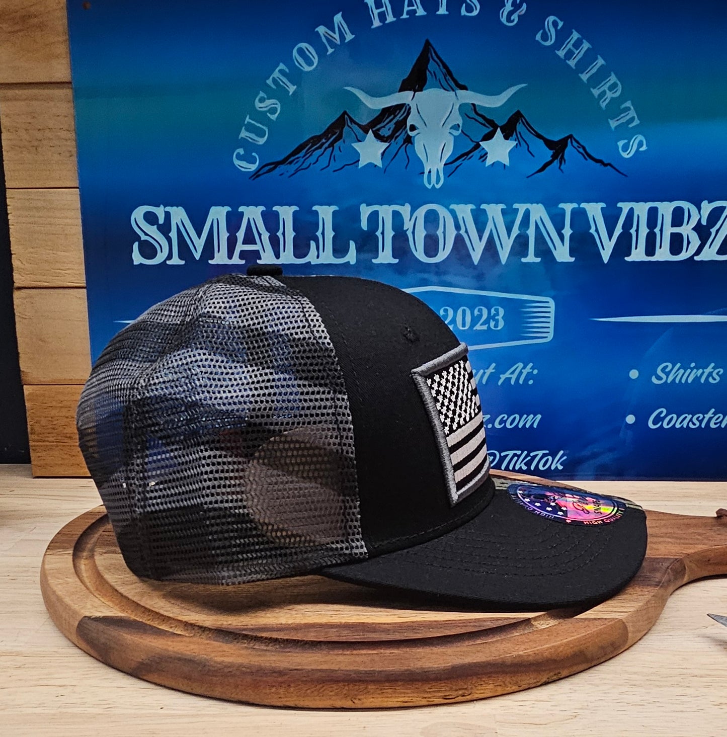 USA Flag Half & Half Trucker